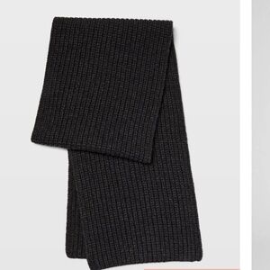Club Monaco wool blend rib knit scarf